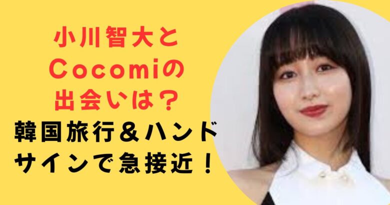 小川智大とCocomi出会い